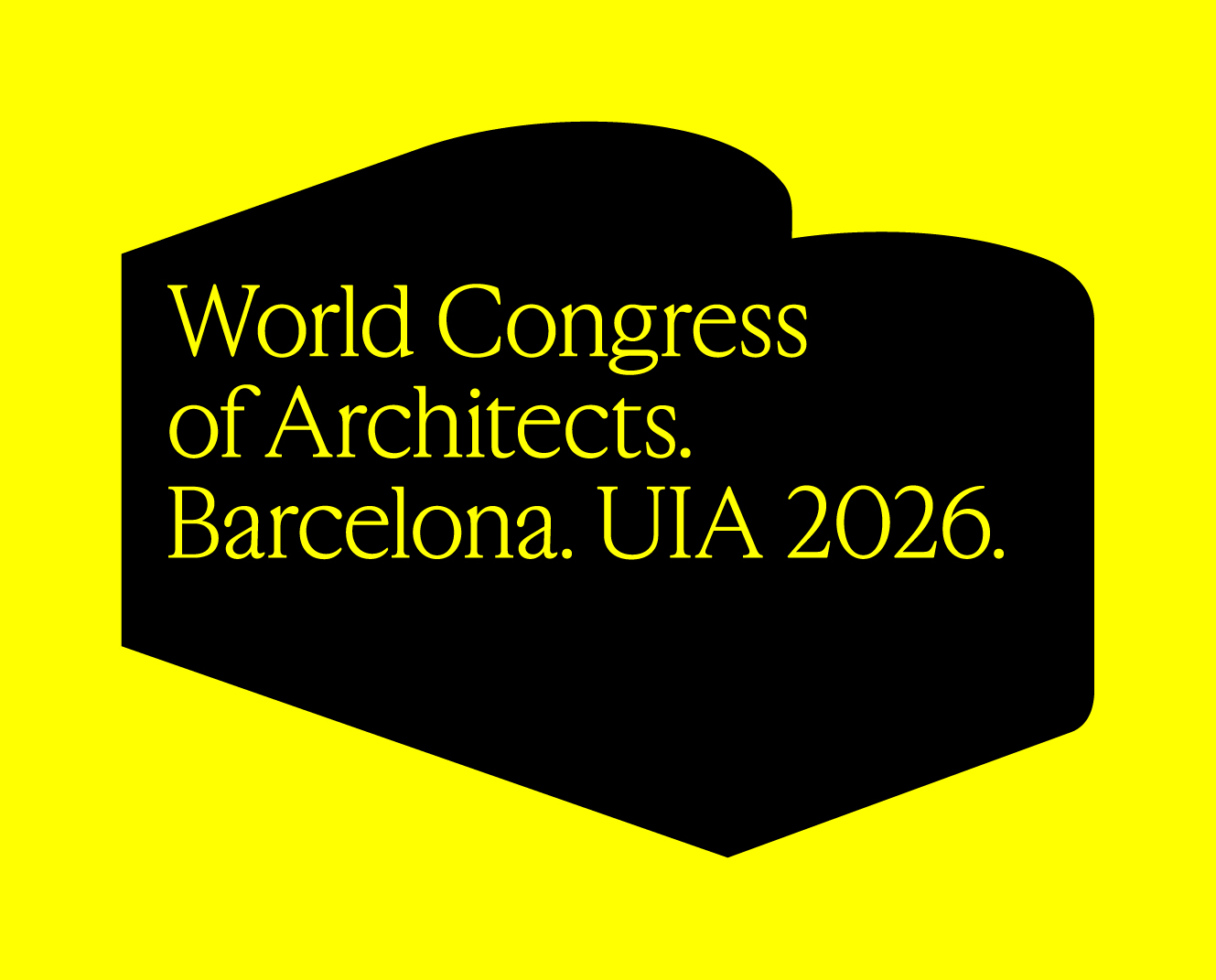 World Congress of Architects. Barcelona logo